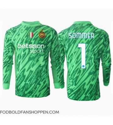 Inter Milan Yann Sommer #1 Målmand Hjemmebanetrøje 2024-25 Langærmet